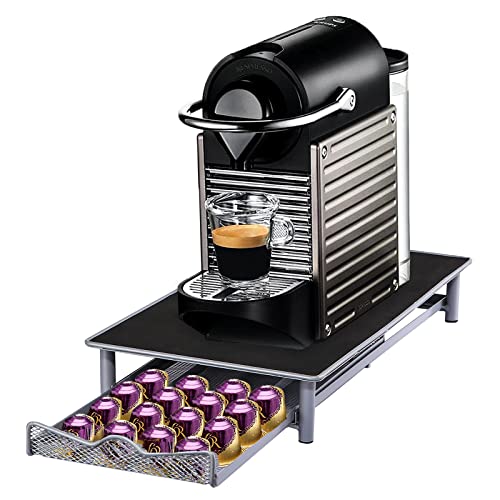 Range-capsules Navaris 3 Tiroirs - 48 Capsules Nespresso Support Machine 692774