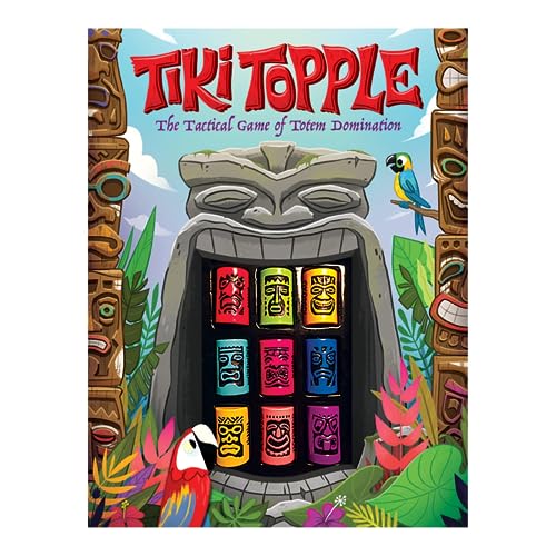 Gamewright Tiki Topple - The Tactical Board Game of Totem