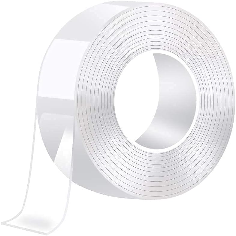 Multipurpose Double Sided Tape Heavy Duty - Adhesive Silicone Tape, Heat Resistant, Multi-Functional, Removable, Washable, Reusable Anti-Slip Gel Nano Grip Tape 3M