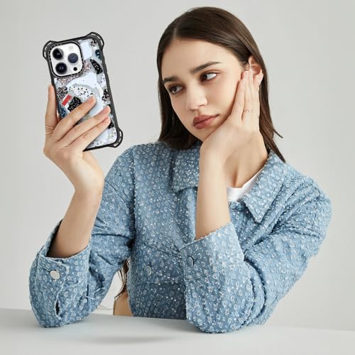 Sansunto Case for iPhone 15 Pro Max, Full Body Protection Ultra Impact [Compatible with Magsafe] Shockproof Slim Fit Protective Phone Case for Women & Men (Art Stone, for iPhone 15 Pro Max) - image 8