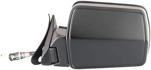 Miniatura 2 de Kool-Vue Espejo lateral del conductor compatible con Jeep Cherokee 1984-1996, Comanche 1986-1992 y Wagoneer 1984-1990 plegable manual, pintable,