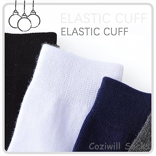 75% Off Kids Cotton Seamless School Socks - 6 Pairs - Image 5