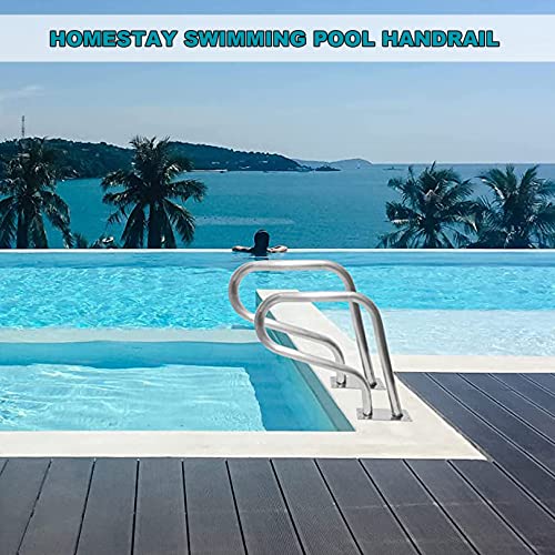 Barandilla de acero inoxidable para piscina miniatura 4