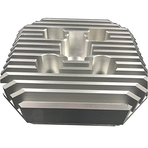Image of Racing Head(Square Type /Silver)for 2 stroke 66cc /80cc