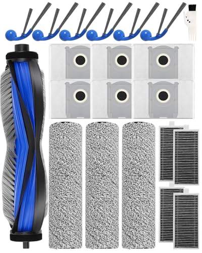 Image of T80 Omni Replacement Parts Compatible with ECOVACS DEEBOT T80 Omni /Yeedi M14 Plus Robot Vacuum - 21 Pcs T80 Omni Accessories Kit:1 Main Brush, 3 Roller Mops, 4 Filters, 6 Dust Bags