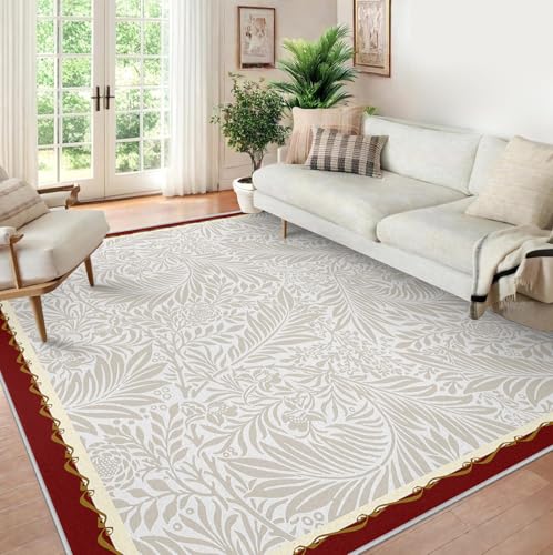 Tapis doux à poil bas 80x150cm style floral authentique - 5