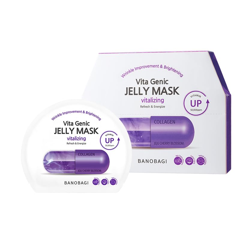 Amazon.co.jp: BANOBAGI VITA GENIC JELLY MASK VITALIZING 10枚/箱