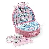 AUF JEDEM TEIL DES SPIELGESCHIRRS BEFINDET SICH EINE REIZENDE MÄRCHEN-ILLUSTRATION. Jedes Teil hat einen kleinen Feen-Print, der die Kinder begeistern wird.