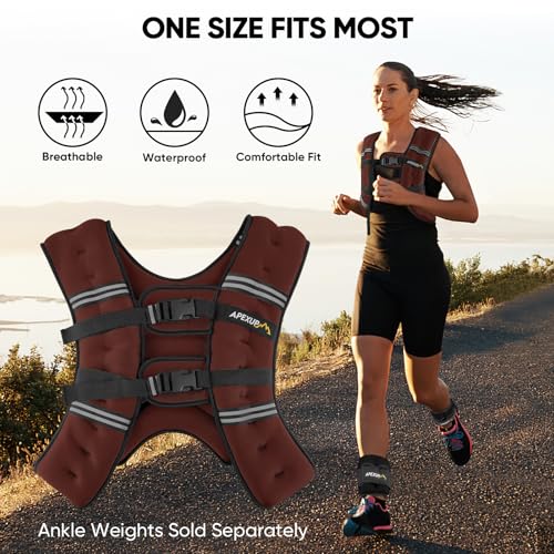 Image of APEXUP Weighted Vest Men Women, Weight Vest for Women Workout Equipment for Strength Training Running