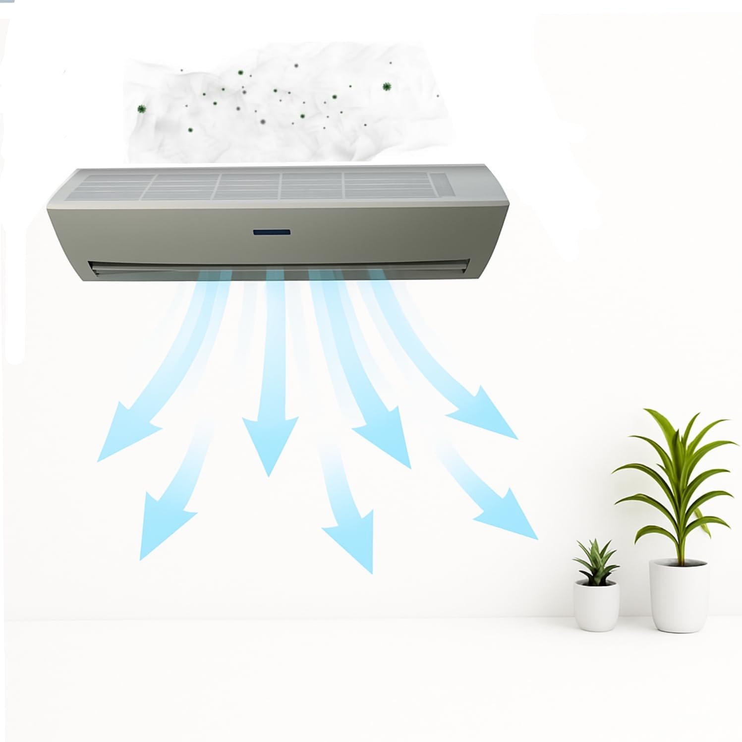 Ideance Air Purifier for 1.5 ton indoor split AC [3 in 1 As Air purifier, Pre filter for AC and Dust Protection AC cover] 39×9 Inches universal size (Pack of 1 Cover)-image-36