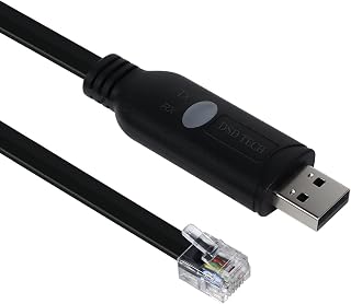 DSD TECH SH-RJ12K USB to RJ12 RS232 Serial Cable with FTDI Chip for ESA Plex-COM2 Bridge EXP-4