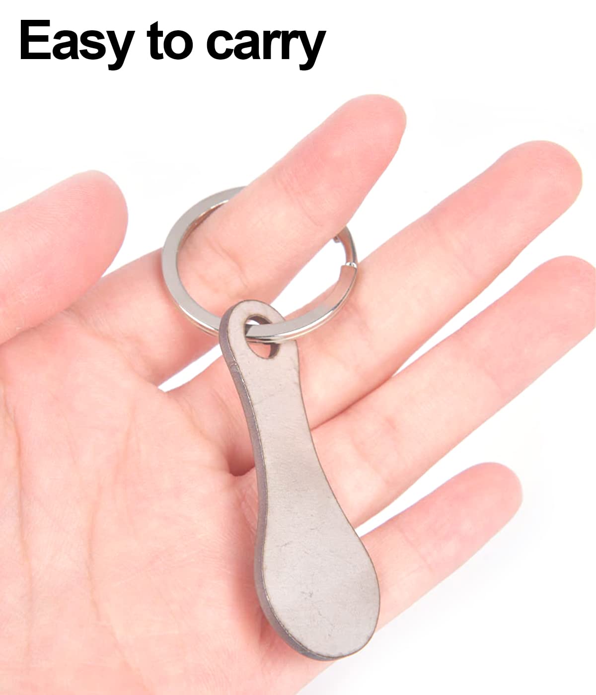 Otuuz 3 Porte-Clés De Panier D'Achat Porte-Clés De Caddie En Acier