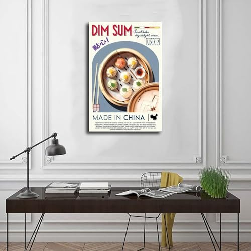 Poster Dim Sum décoration murale salon et chambre 61x91