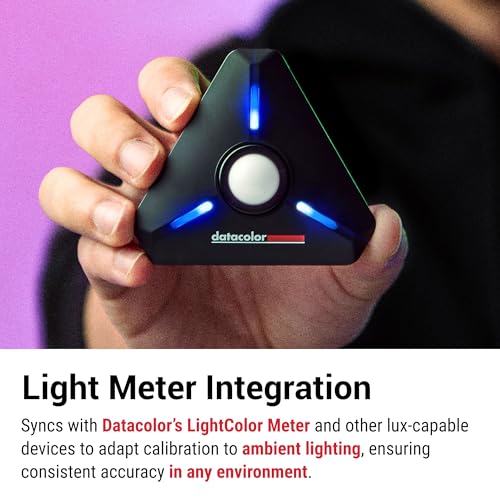 datacolor SpyderPro - Monitor Calibration Up to 12000nits, 3D LUT Capability, Device Preview Plus, Content Credentials (C2PA), and Light Meter Integration