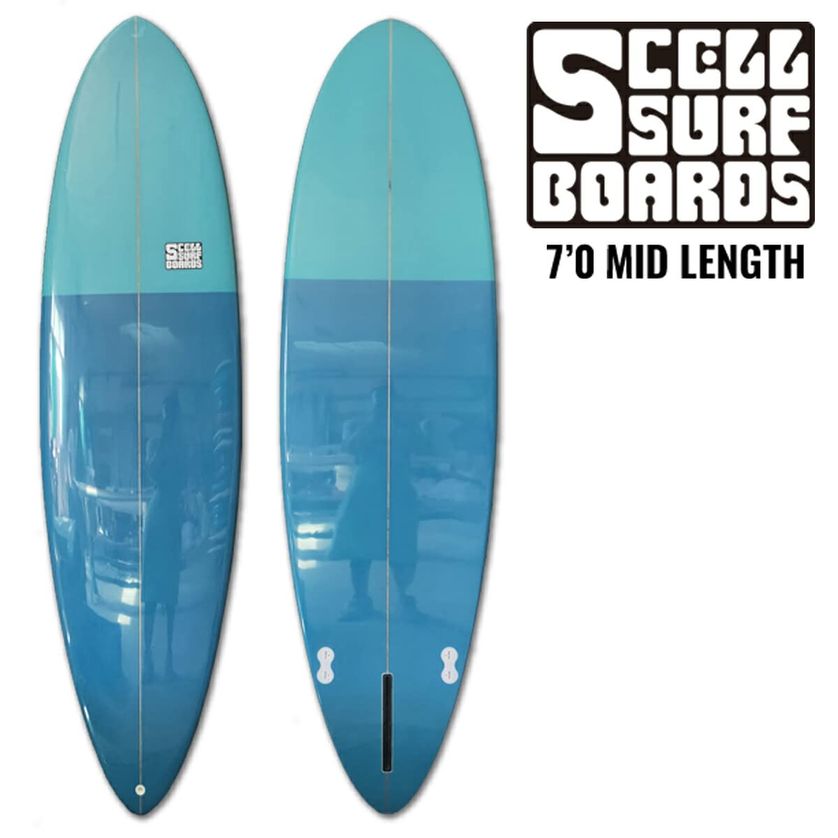 Amazon | SCELL セル ミッドレングス 7'0 レトロ オルタナティブ