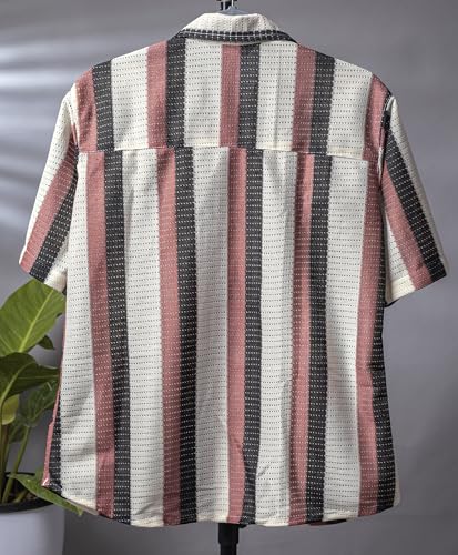 Image of Lunice Crochet Regular Fit Shirt for Men| Regular Fit Shirt for Men| Men Stylish Regular Fit Shirt | Men Printed Regular Fit Shirt