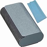 M-world 2 Pairs of Glasses! Faux Leather Glasses Case Monotone Grey One Size