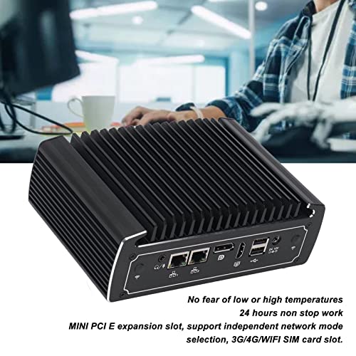 Computador Industrial, à Prova de Poeira, à Prova de óLeo, Liga de AlumíNio, Mini PC de Alta PotêNci