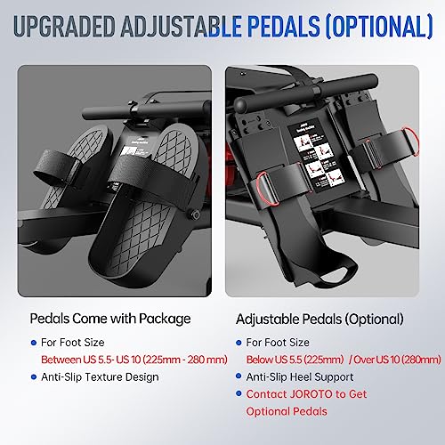 JOROTO-MR23-Water-Rowing-Machine-for-Home-Use-300-Lbs-MAX-Weight-Capacity-Rower-Machine-with-Bluetooth-Function-Ipad-Holder-44-Days-Kinomap-Subscription