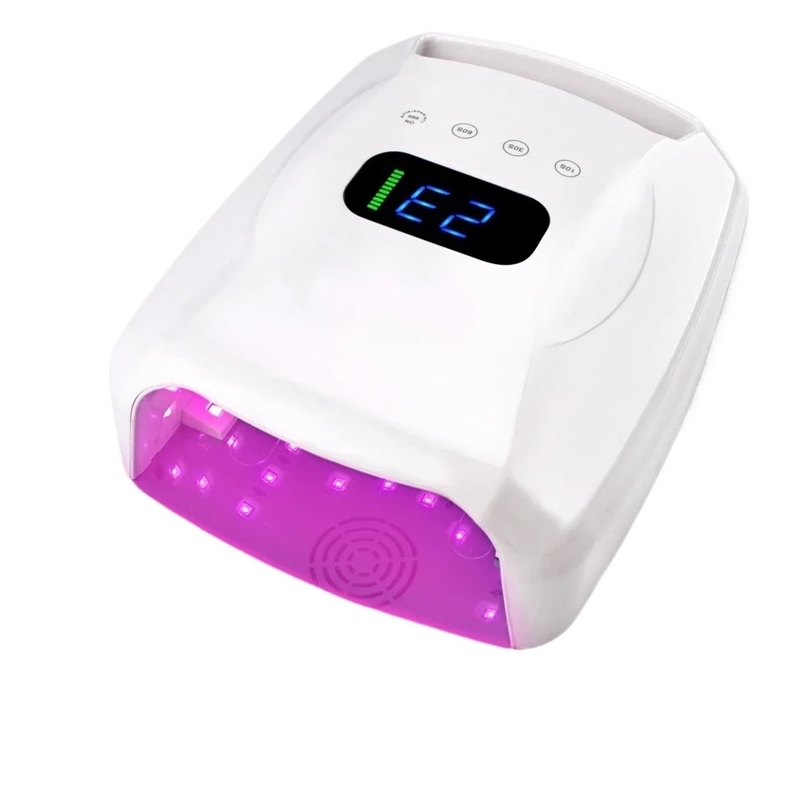 Lampa UV do paznokci, Moc 96 W Czerwone światło Akumulatorowa lampa UV do paznokci Profesjonalna suszarka i manicure(Wit)