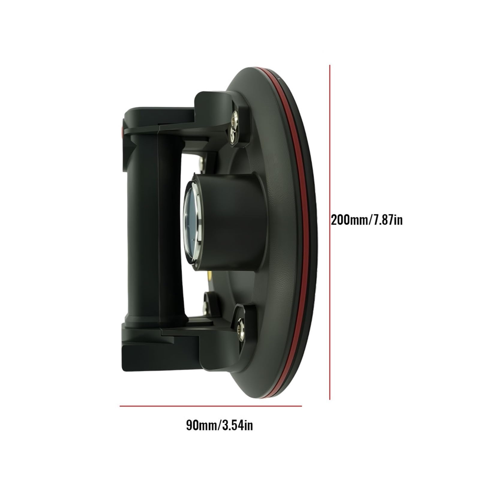 Ventosas, Ventosa Eléctrica 250KG. Base De 8 Pulgadas, Pantalla LED. Se Utiliza For Levantar Baldosas Granito S Grandes Con Metal