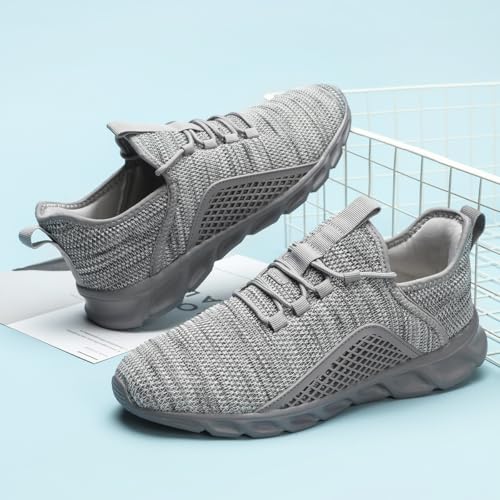 Image of DLWKIPV Womens Slip on Walking Tennis Shoes for Women Work Running Athletic Gym Sports Sneakers Lightweight Casual Shoe