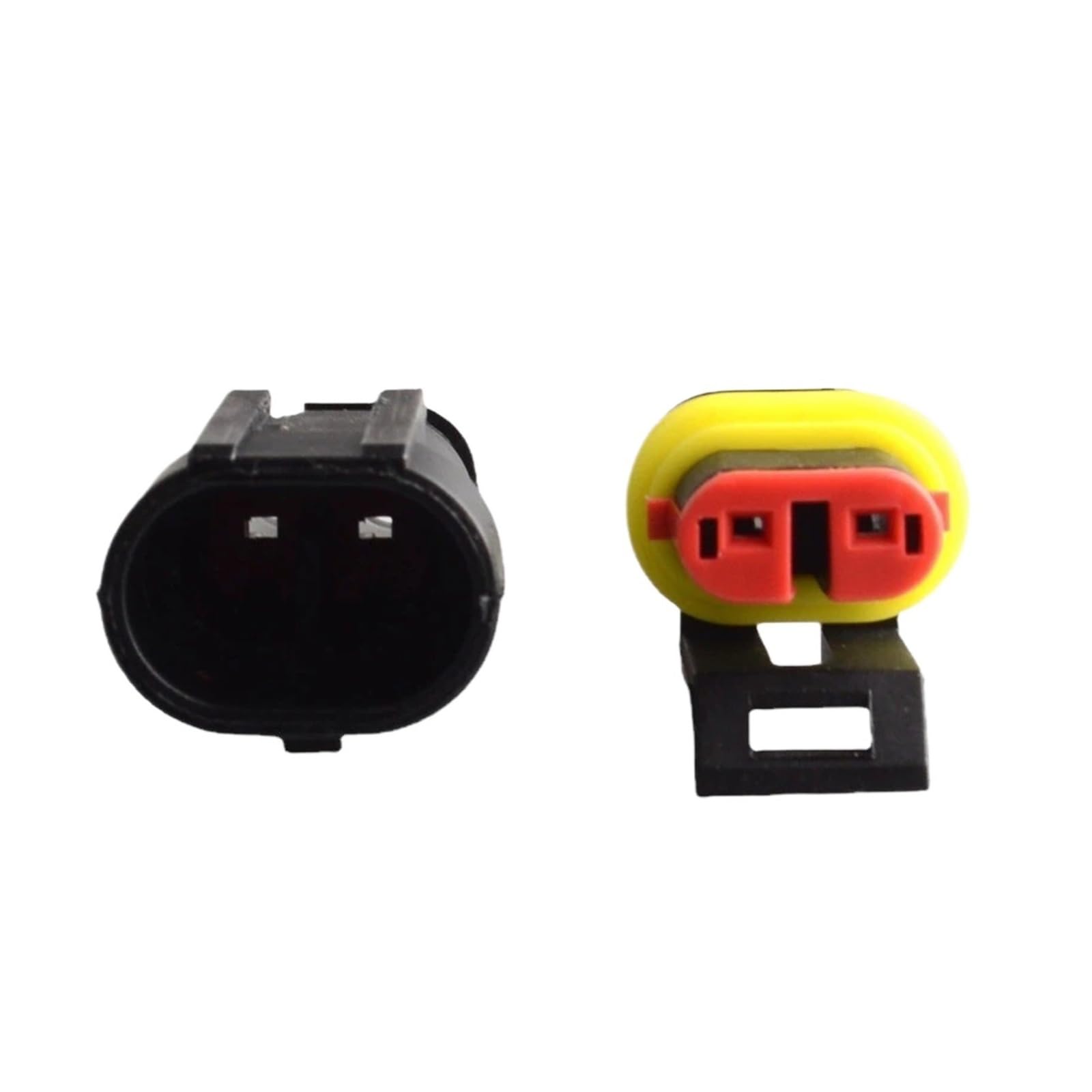 Conector automotriz impermeable de 2 pines, enchufe HID de 1/2/3/4/5/6 pines, macho y hembra for motocicleta y coche(4Pin,10sets)