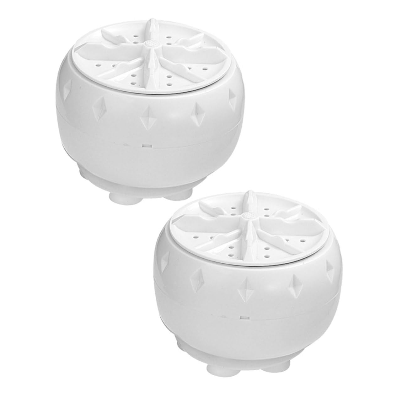2Pièces Mini Machine à Laver Portable Automatique Laveuse Turbo Vêtements et Petits Articles pour Appartements et Camping Système de Intelligent
