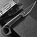 Ccanku C1140 Fixed Blade Knife,D2 Blade G10 Handle EDC Tool Knife for Outdoor, Survival, Hiking, Camping(Black)