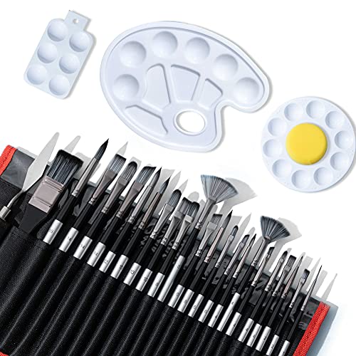 Top 10 Beginner Acrylic Paint Brushes of 2022 Katynel