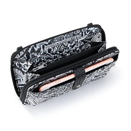 Image of Sakroots womens Eco-twill Large Smartphone Crossbody