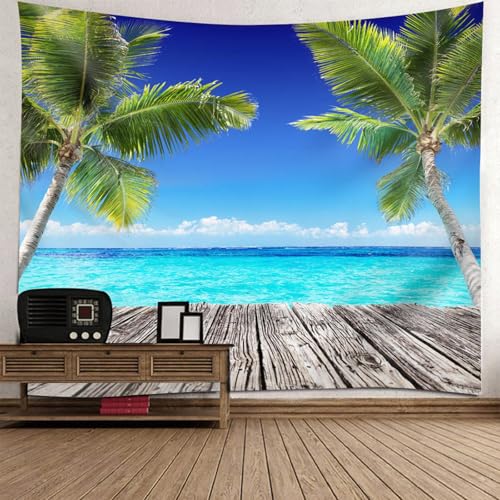 Tapisserie decoration murale paysage mer grand format 210x140