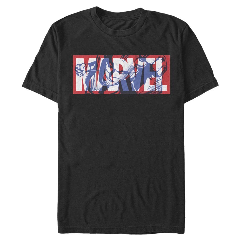 Avengers Classic - Cap Bisiklet Yaka T-Shirt Tişört Erkek