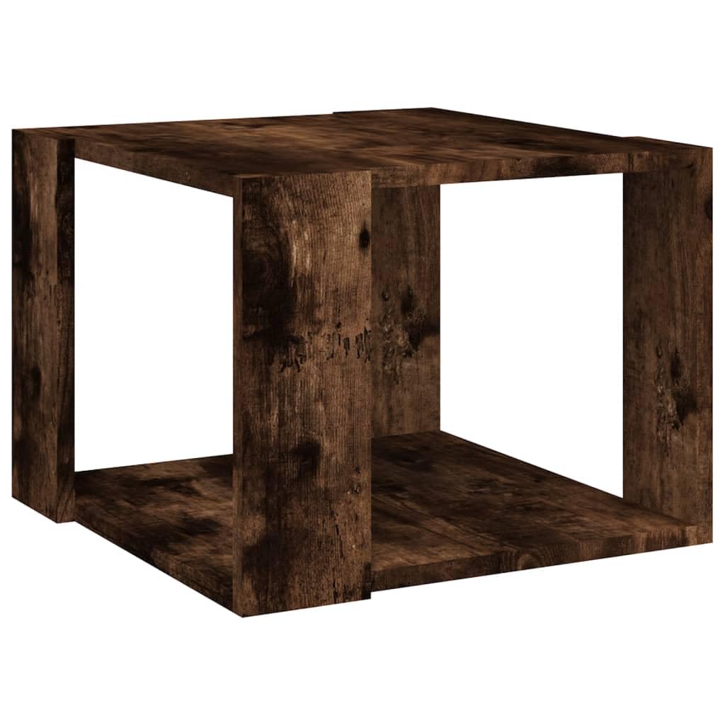 Couchtisch Räuchereiche 40x40x30 cm Holzwerkstoff, Couchtisch, Wohnzimmertisch, Beistelltisch - für Wohnzimmer und Büro - Mittelpunkt für Ihr Zuhause