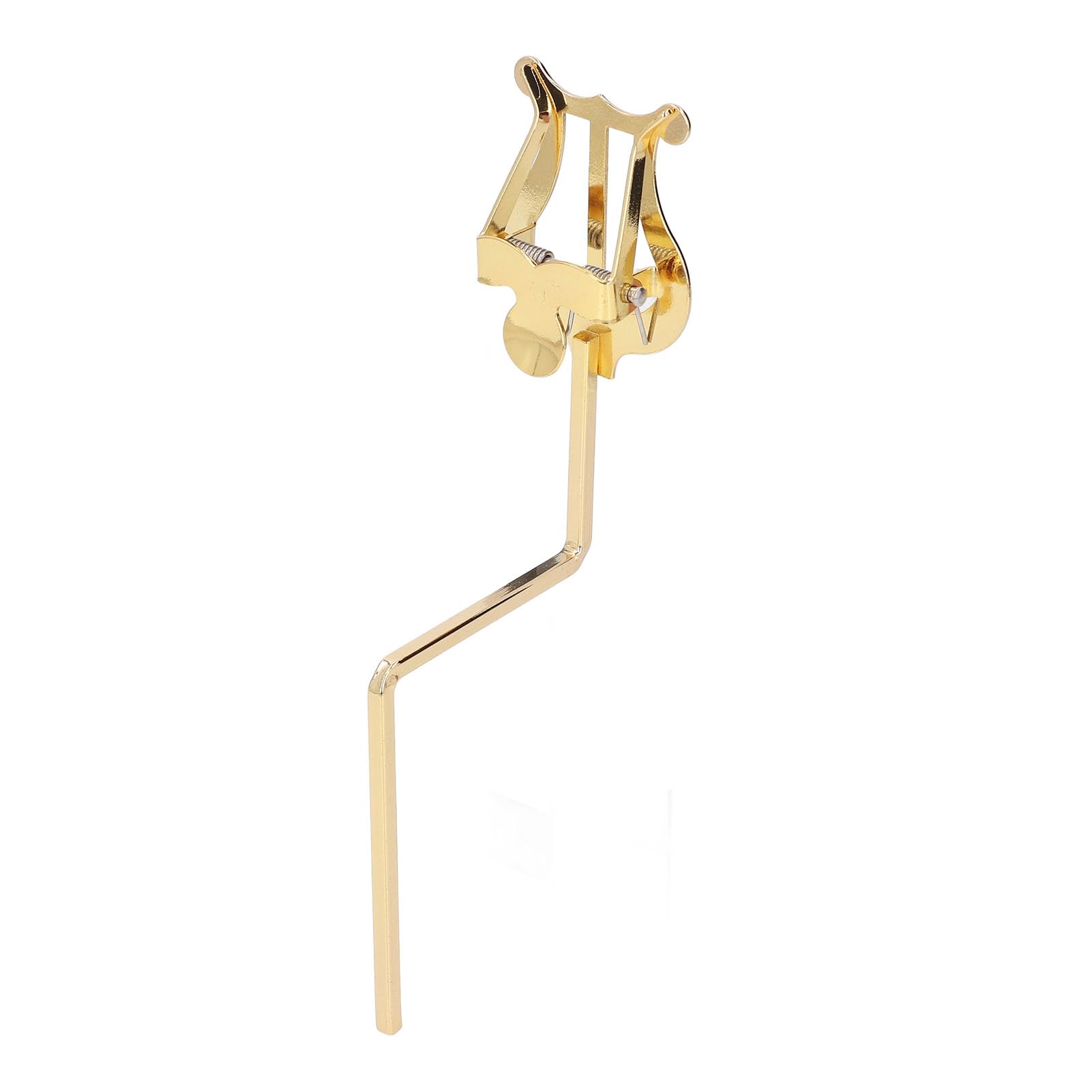 Alto Saxophone,Alloy Clamp On Holder Saxophone Sheet Music Stand Elegant Gold Portable Tool for Alto and Tenor Saxophone with Alloy Material