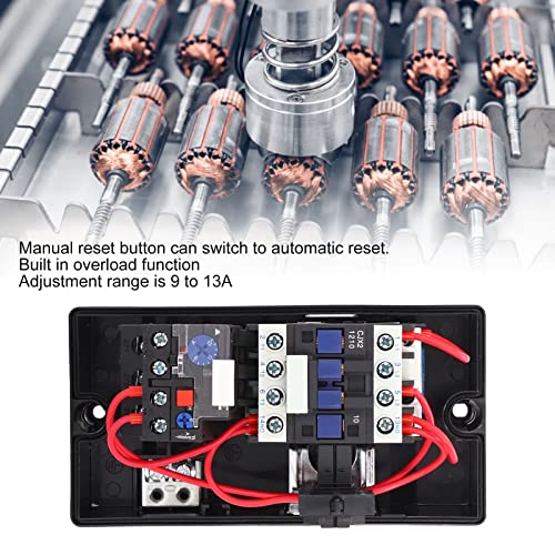 Pilipane PILIPANECN0PAF7X9R Magnetic Switch Electric Motor Starter, Watertight Magnetic Starter Box, Single Phase 220V 230V 3 Phase, Flame Retardant thumb #4
