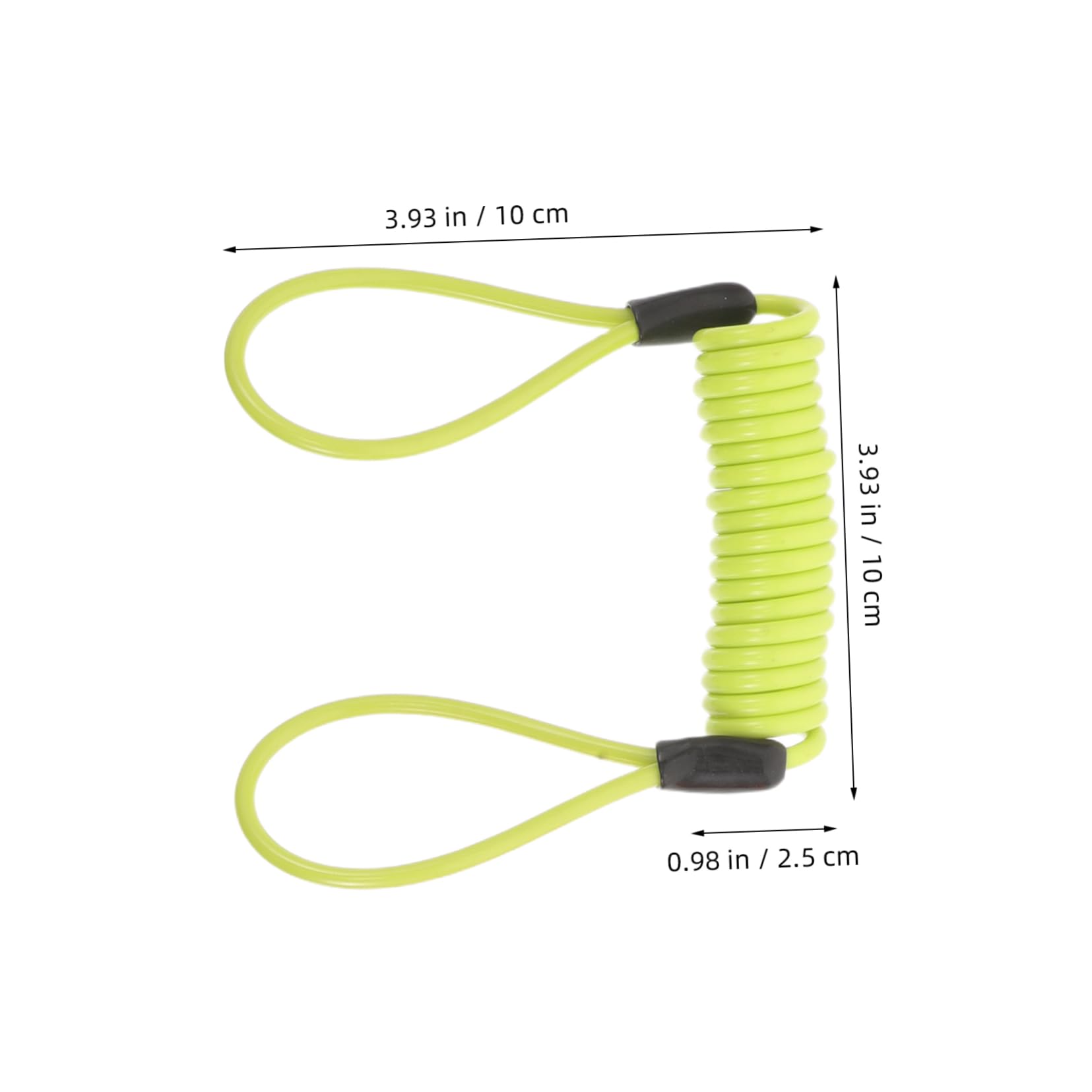 Abaodam 3pcs Reminder Cable: Disc Lock Cable Heavy Duty Multipurpose Brake Disc Lock Reminder Coil for Bikes Scooters Motorcycles