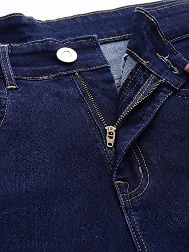 Image of Hubberholme Men's Stretchable Slim Fit Jeans - Casual Cotton Jeans for Men