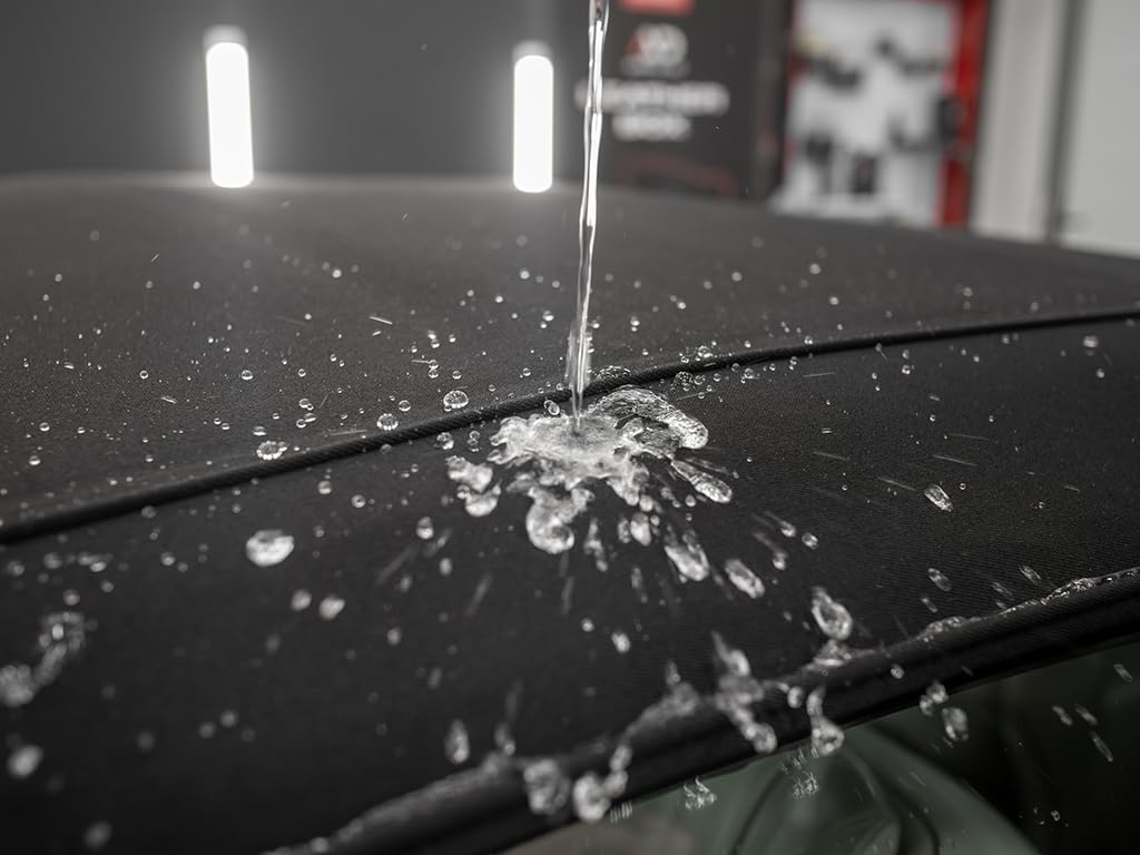 APP for AD Fabric Coat - Imperméabilisant capote cabriolet 500 ml | Imperméabilisant pour textiles et capotes de cabriolet, Fortes propriétés hydrophobes et protection contre les rayons UV.