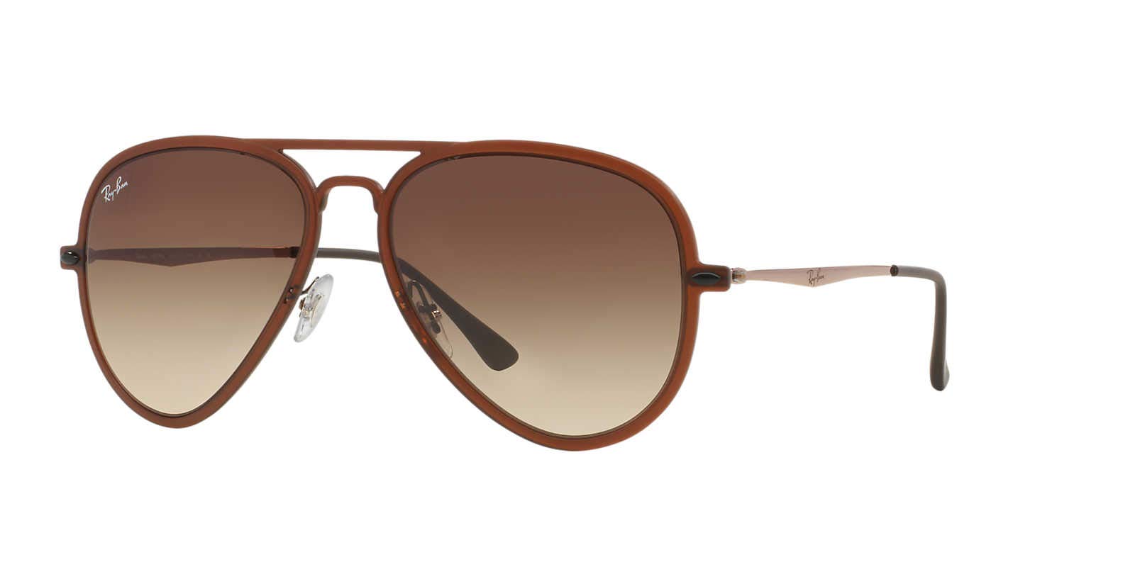 Ray-Ban Mens Aviator Light Ray Ii Sunglasses (RB4211) Plastic