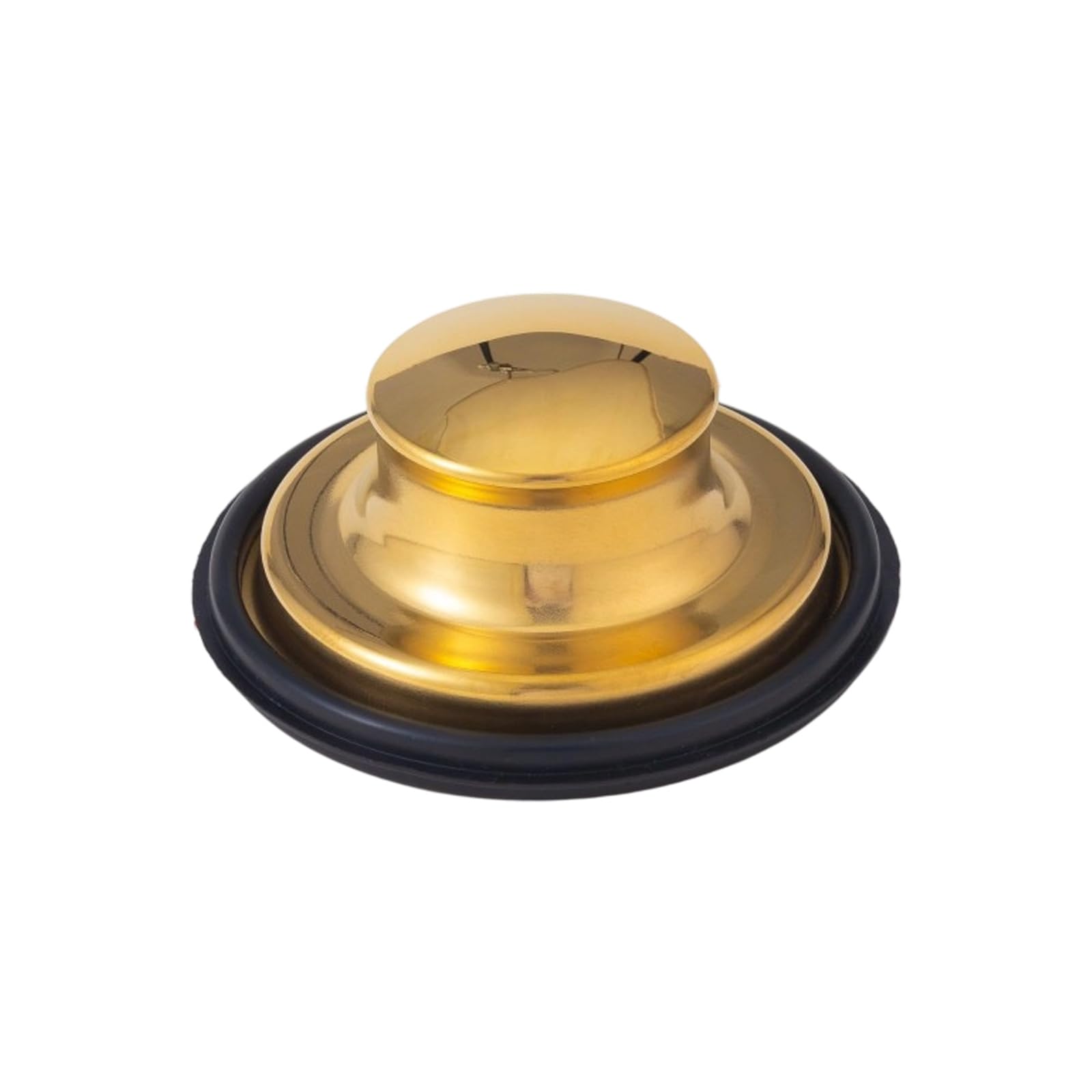 Maxtonser Gold Kitchen Sink Strainer Basket - Fine Stainless Steel Sink Filter Stopper for Drains, Catches Food Waste, Hair &