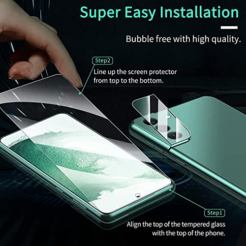 Image of Advanced Black Border Tempered Glass Protector For Samsung Galaxy S21 Plus Smartphone| Full Glue Edge-to-Edge Protector Screen Protector Guard Protector,Pack Of 1