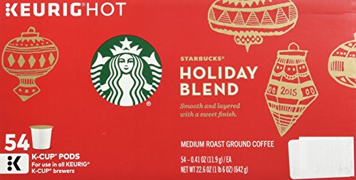 Image of Starbucks K-Cups 54-Count Holiday Blend Medium Roast Coffee Limited Edition