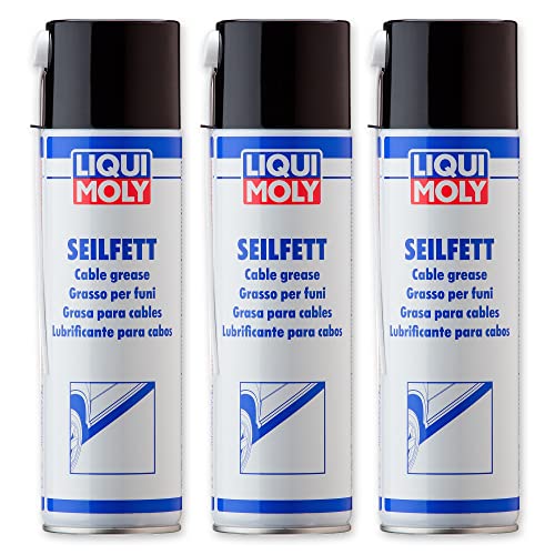3x Schmiermittel LIQUI MOLY 6135 Seilfett Korrosionsschutz Unterbodenschutz 500ml