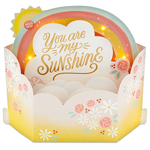 Hallmark Paper Wonder Mothers Day Pop Up Card With Light And Sound (Plays You Are My Sunshine) #TOP1
