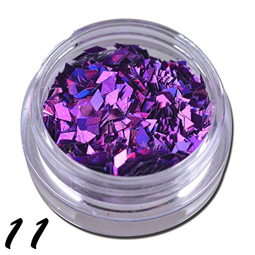 1Pcs Nail Art Acrylic 3D Rhombus Glitter Shape Sequins