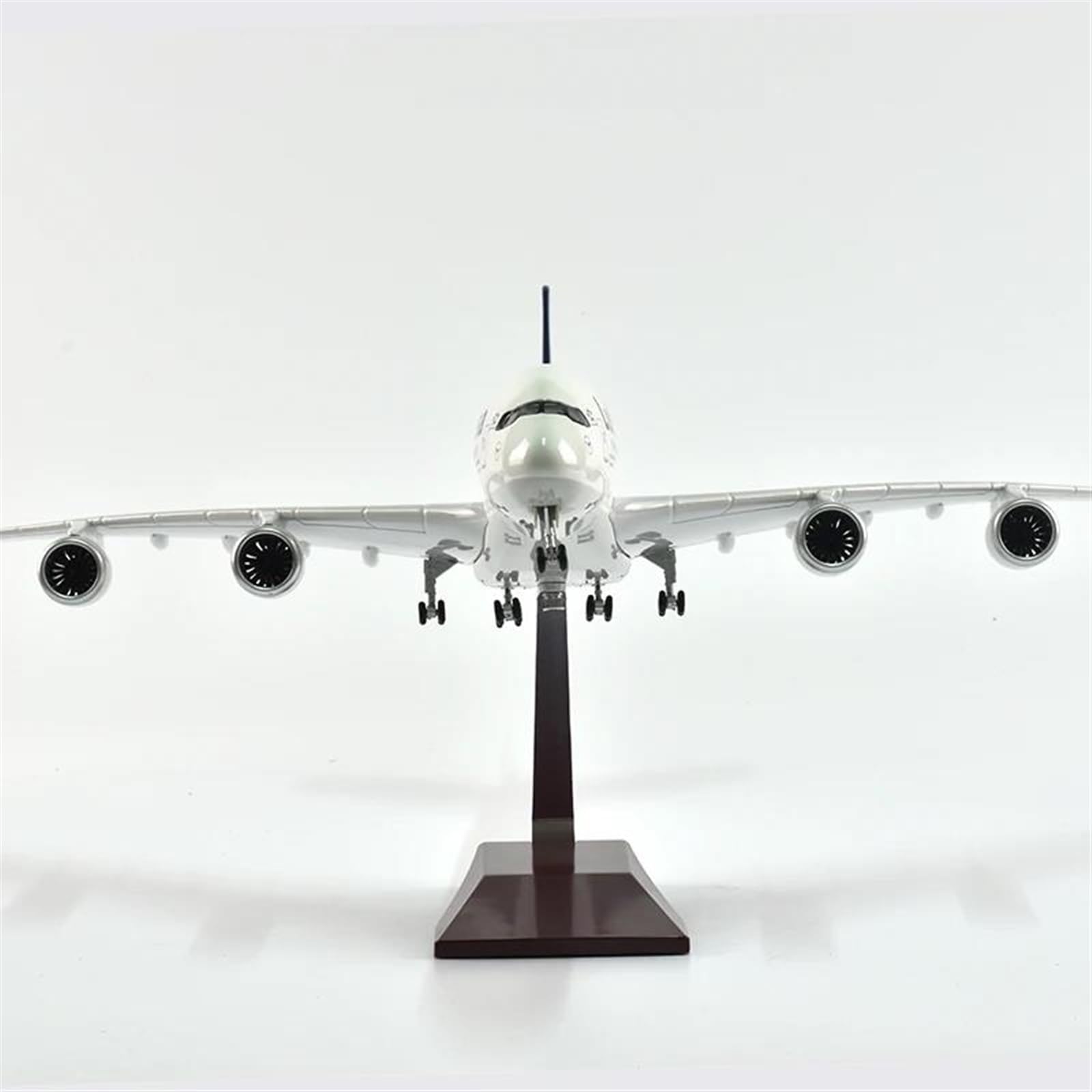 Modello di Aeroplano 46 cm per Lufthansa Airbus 380 Modello di Aereo 1/160 Aerei in Resina pressofusa Aerei Collezione squisita Altamente restaurata (Colore : No Light)