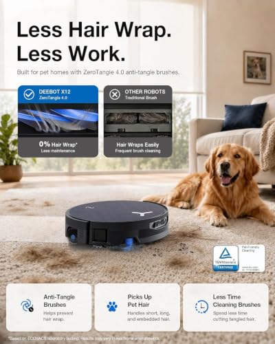 ECOVACS DEEBOT Robot Vacuum and Mop, X12 OMNICYCLONE - image 5