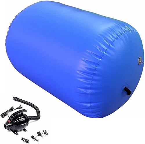 Miniatura 7 de DOBESTS Colchoneta inflable de gimnasia de 6.6 pies, 10 pies, 13 pies, 16 pies, 20 pies 48 pulgadas de grosor, rodillo de gimnasia con bomba de aire
