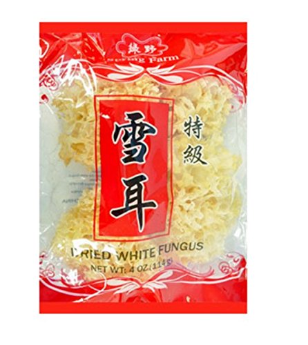 Dried White Fungus 绿野特级雪耳 4oz Cauliflower Mushroom/tremella mushroom